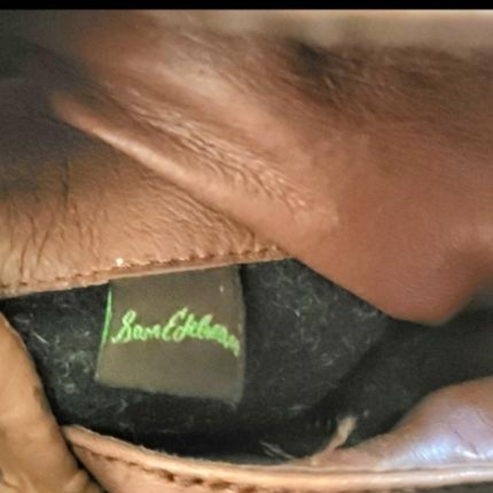 Sam Edelman Over Knee Pierce Whiskey Brown Leather Tall Riding Boot Women 7.5 - Picture 12 of 14